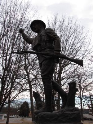 Doughboy Monument detail image. Click for full size.