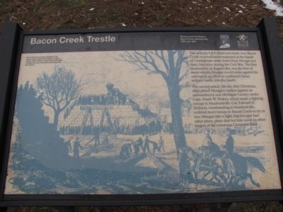 Bacon Creek Trestle Marker image. Click for full size.