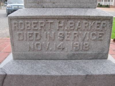 Robert H. Barker side of marker image. Click for full size.
