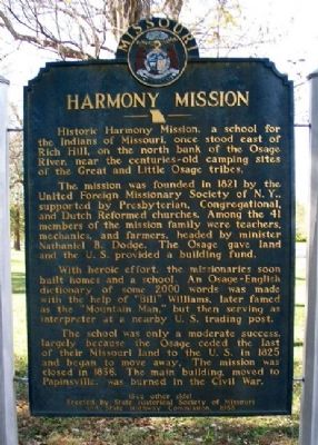 Harmony Mission Marker (Front) image. Click for full size.