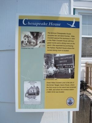 Chesapeake House Marker image. Click for full size.