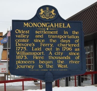 Monongahela Marker image. Click for full size.