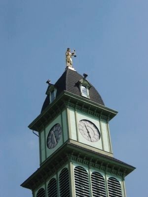Courthouse Top Statue. Click for full size. Courthouse Top Statue image. Click for full size.