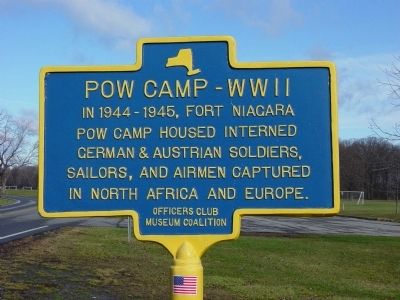 POW Camp WW II Marker image. Click for full size.