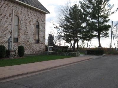 Notre Dame Church and Marker. Click for full size. Notre Dame Church and Marker image. Click for full size.