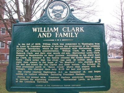 William Clark and Family Marker image. Click for full size.