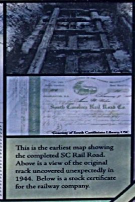 Above is a view ot the original track uncovered unexpectedly in 1944. image. Click for full size.