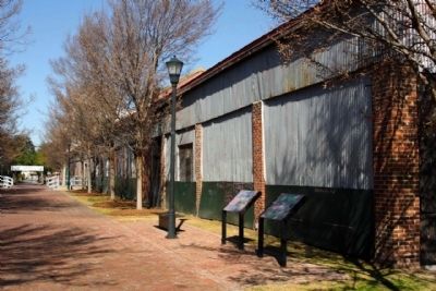 The Railroad Comes To Charleston Marker, right image. Click for full size.