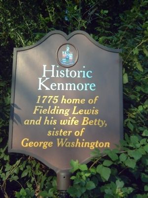 Historic Kenmore Marker image. Click for full size.