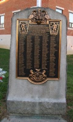 Marcus Hook World War I Memorial image. Click for full size.