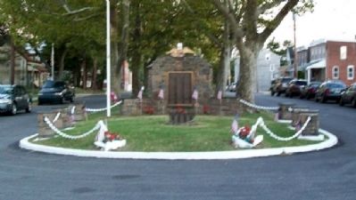 Marcus Hook First Ward Veterans Memorial image. Click for full size.