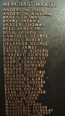 Marcus Hook First Ward WWII Honor Roll. Click for full size. Marcus Hook First Ward WWII Honor Roll image. Click for full size.
