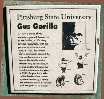 Gus Gorilla Marker image. Click for full size.