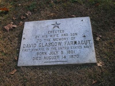 David Glasgow Farragut Marker image. Click for full size.