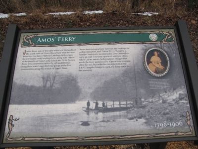 Amos' Ferry Marker image. Click for full size.