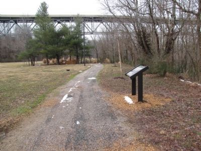 Amos' Ferry Marker. Click for full size. Amos' Ferry Marker image. Click for full size.
