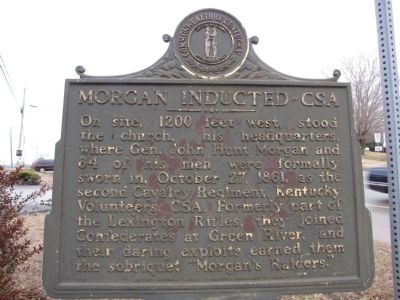 Morgan Inducted - CSA Marker image. Click for full size.