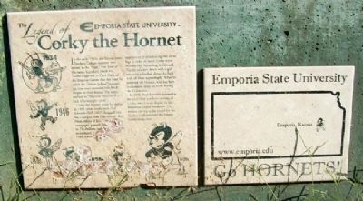 The Legend of Corky the Hornet Marker image. Click for full size.