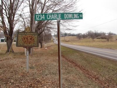 Battle of Munfordville Marker. Click for full size. Battle of Munfordville Marker image. Click for full size.