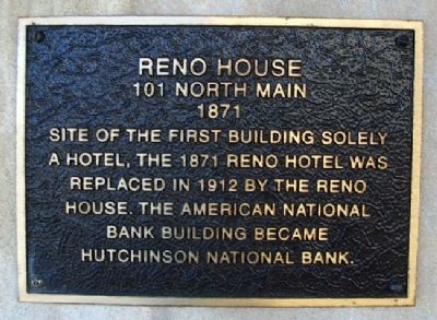 Reno House Marker image. Click for full size.