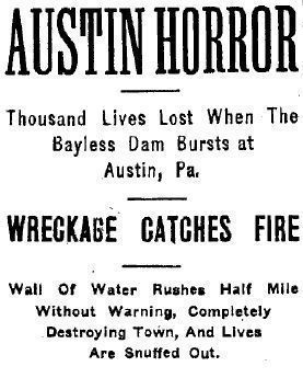 Austin Flood Disaster headlines image. Click for full size.