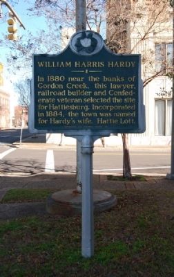 William Harris Hardy Marker image. Click for full size.