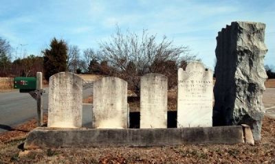 McClimons Memorial Marker and Tombstones image. Click for full size.