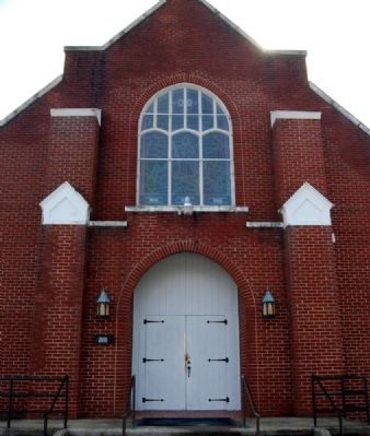 Liberty Hill United Methodist Church Facade image. Click for full size.