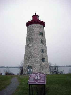 The Battle of the Windmill Marker and Windmill Point Lighthouse image. Click for full size.