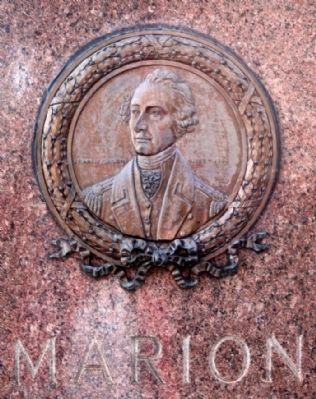 Memory of South Carolina Generals, Marion medallion. Click for full size. Memory of South Carolina Generals, Marion medallion image. Click for full size.