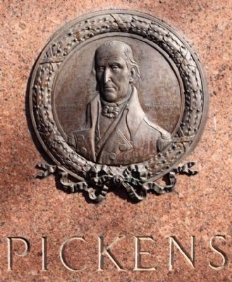 Memory of South Carolina Generals , Pickens Medallion image. Click for full size.