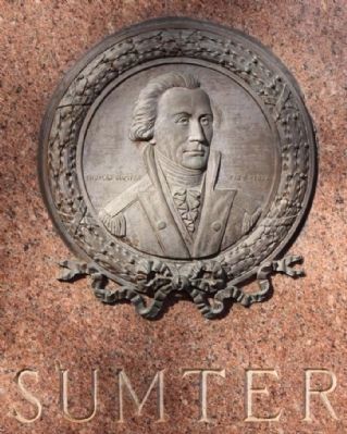 Memory of South Carolina Generals, Sumter Medallion image. Click for full size.