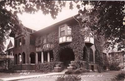 Presbyterian Manse – The 1912 “Large Brick Home” image. Click for full size.