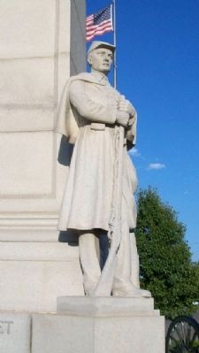 Reno County Civil War S&S Monument Infantryman image. Click for full size.