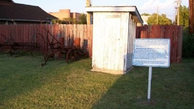 Outhouse and Marker image. Click for full size.