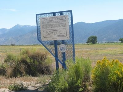 Cradlebaugh Bridge Marker. Click for full size. Cradlebaugh Bridge Marker image. Click for full size.