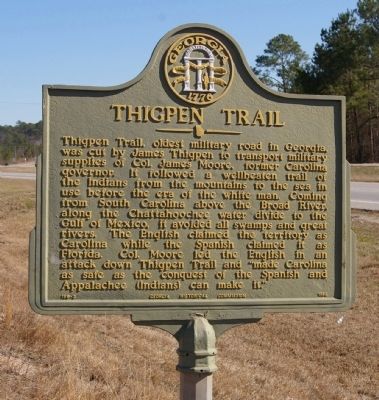 Thigpen Trail Marker image. Click for full size.