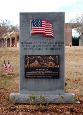 Woodlawn Memorial Park Veterans Memorial image. Click for full size.
