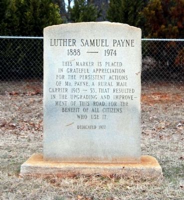 Luther Samuel Payne Marker image. Click for full size.