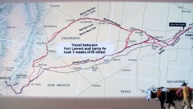 The Great Wagon Road Map on Marker image. Click for full size.