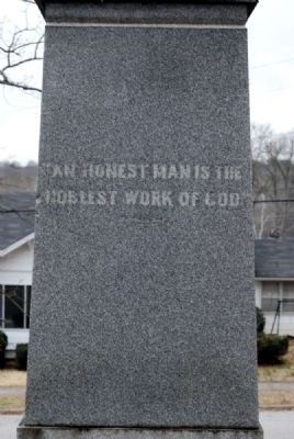 Henry Phickney Hammett Monument -<br>East Inscription image. Click for full size.