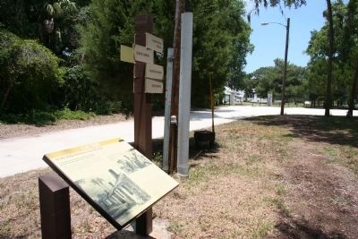 Slaves Cabins Marker image. Click for full size.