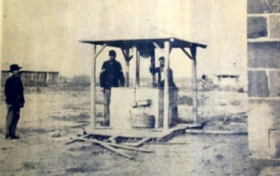 Photo on Well, Adobe Hospital & Hospital Steward's Quarters Marker. Click for full size. Photo on Well, Adobe Hospital & Hospital Steward's Quarters Marker image. Click for full size.