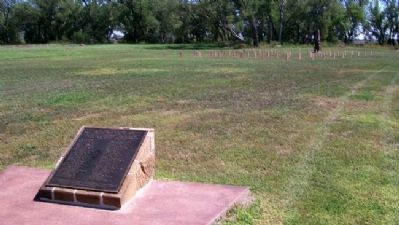 Soldiers Who Died At Fort Larned Marker. Click for full size. Soldiers Who Died At Fort Larned Marker image. Click for full size.