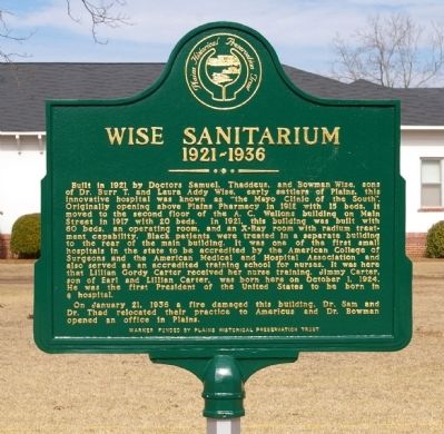 Wise Sanitarium Marker image. Click for full size.