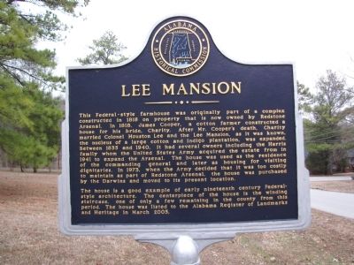 Lee Mansion Marker image. Click for full size.