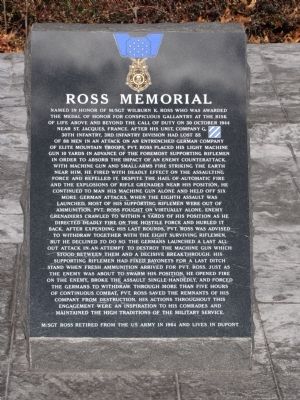 Ross Memorial Marker image. Click for full size.