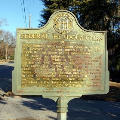 Federal Headquarters Marker image. Click for full size.