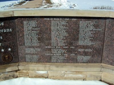 Madison County Veterans' War Memorial Marker image. Click for full size.
