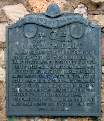 English Fort Marker image. Click for full size.